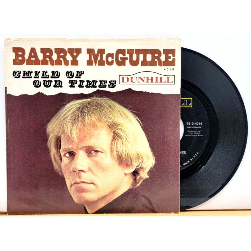 BARRY MCGUIRE - CHILD OF OUR TIMES / UPON A PAINTED OCEAN - ‎ ROCK 45 & PS